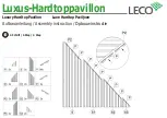 Preview for 23 page of leco Luxury Hardtop Pavilion Instructions Manual