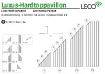 Preview for 24 page of leco Luxury Hardtop Pavilion Instructions Manual