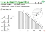 Preview for 25 page of leco Luxury Hardtop Pavilion Instructions Manual