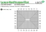 Preview for 27 page of leco Luxury Hardtop Pavilion Instructions Manual