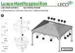 Preview for 28 page of leco Luxury Hardtop Pavilion Instructions Manual