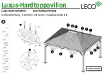 Preview for 29 page of leco Luxury Hardtop Pavilion Instructions Manual