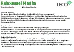 Предварительный просмотр 2 страницы leco Martha 37601 999 Instructions Manual