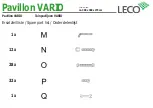 Preview for 4 page of leco Pavilion VARIO Manual