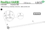 Preview for 5 page of leco Pavilion VARIO Manual