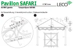 Preview for 6 page of leco Pavillon SAFARI Instructions Manual