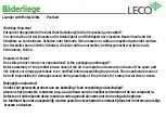 Preview for 2 page of leco Poolbed Assembly Instructions Manual