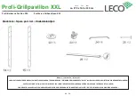 Предварительный просмотр 4 страницы leco Profi-Barbecue Pavilion XXL User Manual