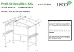 Предварительный просмотр 6 страницы leco Profi-Barbecue Pavilion XXL User Manual