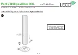 Предварительный просмотр 7 страницы leco Profi-Barbecue Pavilion XXL User Manual