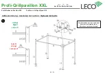 Предварительный просмотр 8 страницы leco Profi-Barbecue Pavilion XXL User Manual