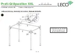 Предварительный просмотр 9 страницы leco Profi-Barbecue Pavilion XXL User Manual