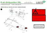 Предварительный просмотр 15 страницы leco Profi-Barbecue Pavilion XXL User Manual