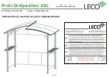 Предварительный просмотр 23 страницы leco Profi-Barbecue Pavilion XXL User Manual