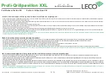 Предварительный просмотр 24 страницы leco Profi-Barbecue Pavilion XXL User Manual