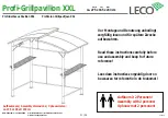 leco Profi-Grillpavillon XXL Manual preview