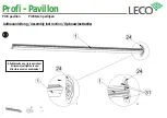 Предварительный просмотр 6 страницы leco Profi Pavillion Manual