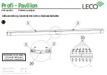 Предварительный просмотр 7 страницы leco Profi Pavillion Manual