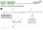 Preview for 8 page of leco Profi Pavillion Manual