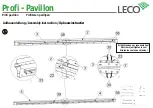 Предварительный просмотр 10 страницы leco Profi Pavillion Manual