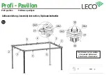 Preview for 12 page of leco Profi Pavillion Manual