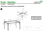 Предварительный просмотр 13 страницы leco Profi Pavillion Manual