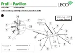 Предварительный просмотр 14 страницы leco Profi Pavillion Manual