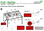 Preview for 18 page of leco Profi Pavillion Manual