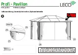 Preview for 23 page of leco Profi Pavillion Manual