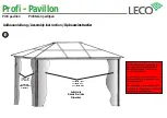 Preview for 24 page of leco Profi Pavillion Manual