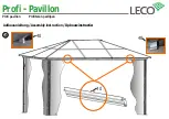 Preview for 25 page of leco Profi Pavillion Manual