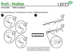 Preview for 5 page of leco Profi - Pavillon Manual