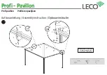 Preview for 7 page of leco Profi - Pavillon Manual