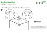 Preview for 8 page of leco Profi - Pavillon Manual