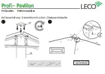 Preview for 10 page of leco Profi - Pavillon Manual