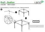 Preview for 11 page of leco Profi - Pavillon Manual