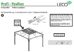 Preview for 14 page of leco Profi - Pavillon Manual