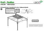 Preview for 15 page of leco Profi - Pavillon Manual