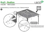 Предварительный просмотр 17 страницы leco Profi - Pavillon Manual