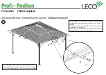 Предварительный просмотр 18 страницы leco Profi - Pavillon Manual