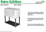 leco Retro Cool Box Assembly Instruction Manual preview