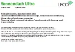 Предварительный просмотр 3 страницы leco Ultra Manual