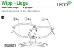 Preview for 4 page of leco Wipp-Liege Instructions Manual