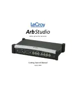 LeCroy ArbStudio Manual предпросмотр