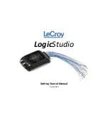 Предварительный просмотр 1 страницы LeCroy LogicStudio Getting Started Manual