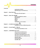 Предварительный просмотр 4 страницы LeCroy LSA1000 Operator'S Manual