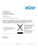 Предварительный просмотр 2 страницы LeCroy MS-500 Operator'S Manual