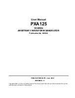 LeCroy PXA125 User Manual предпросмотр