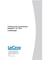 Preview for 197 page of LeCroy WavePro 7 Zi series Getting Started Manual