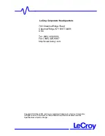 Предварительный просмотр 155 страницы LeCroy Waverunner2 LT262 Series Service Manual